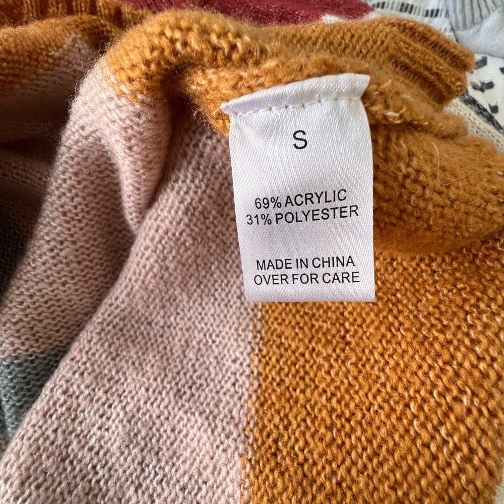 FORTUNE + IVY Rainer Chevron Color Block Pullover - Picture 4 of 5